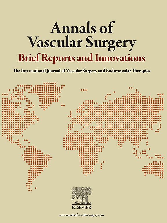 Go to journal home page - Annals of Vascular Surgery - Brief Reports and Innovations